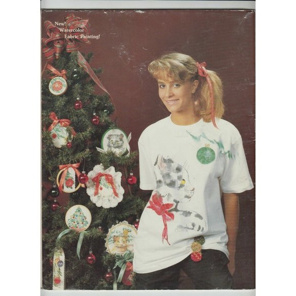 The Finish Line A Mostly Meowy Christmas by Linda Dennis Fabric Painting - Picture 2 of 2